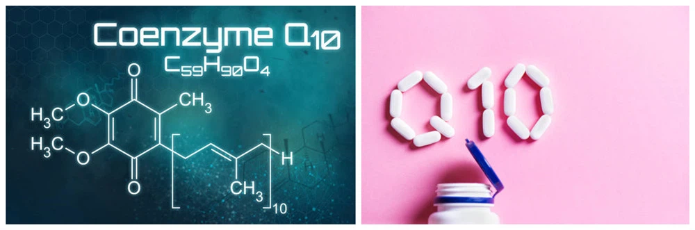 Chemical structural formula of Coenzyme Q10 Chemical structural formula of Coenzyme Q10